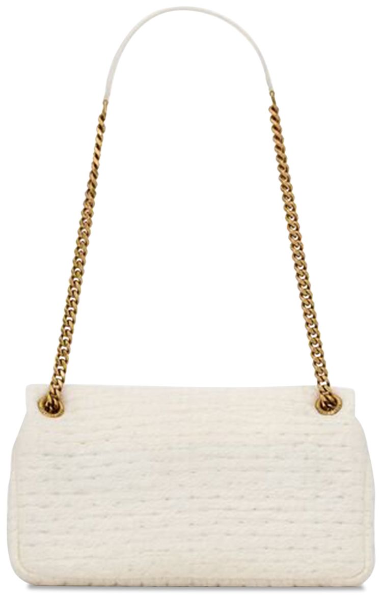 Saint Laurent Loulou Puffer Shoulder Bag White CornNew Chant