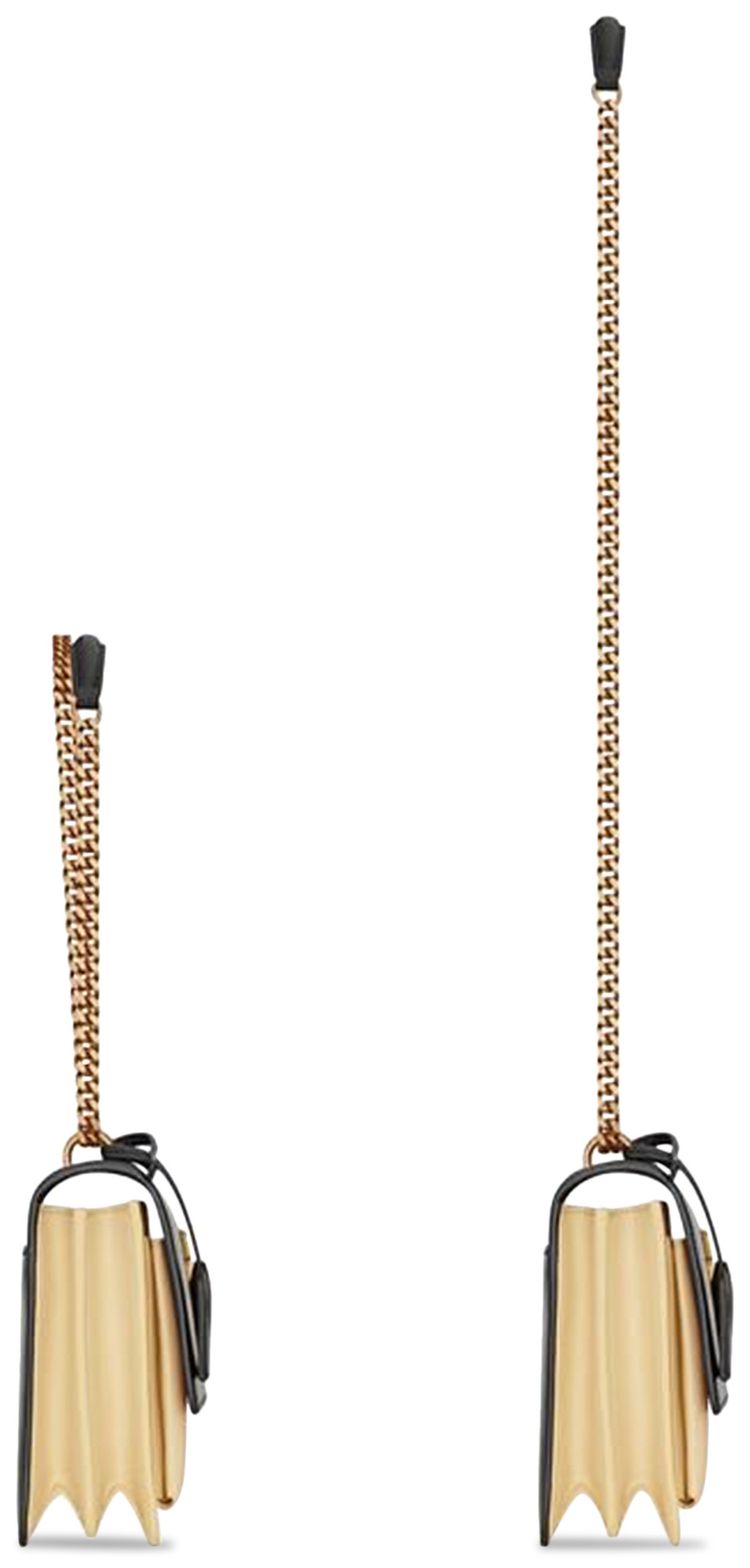 Saint Laurent Sunset Two Tone Shoulder Bag BlackButter