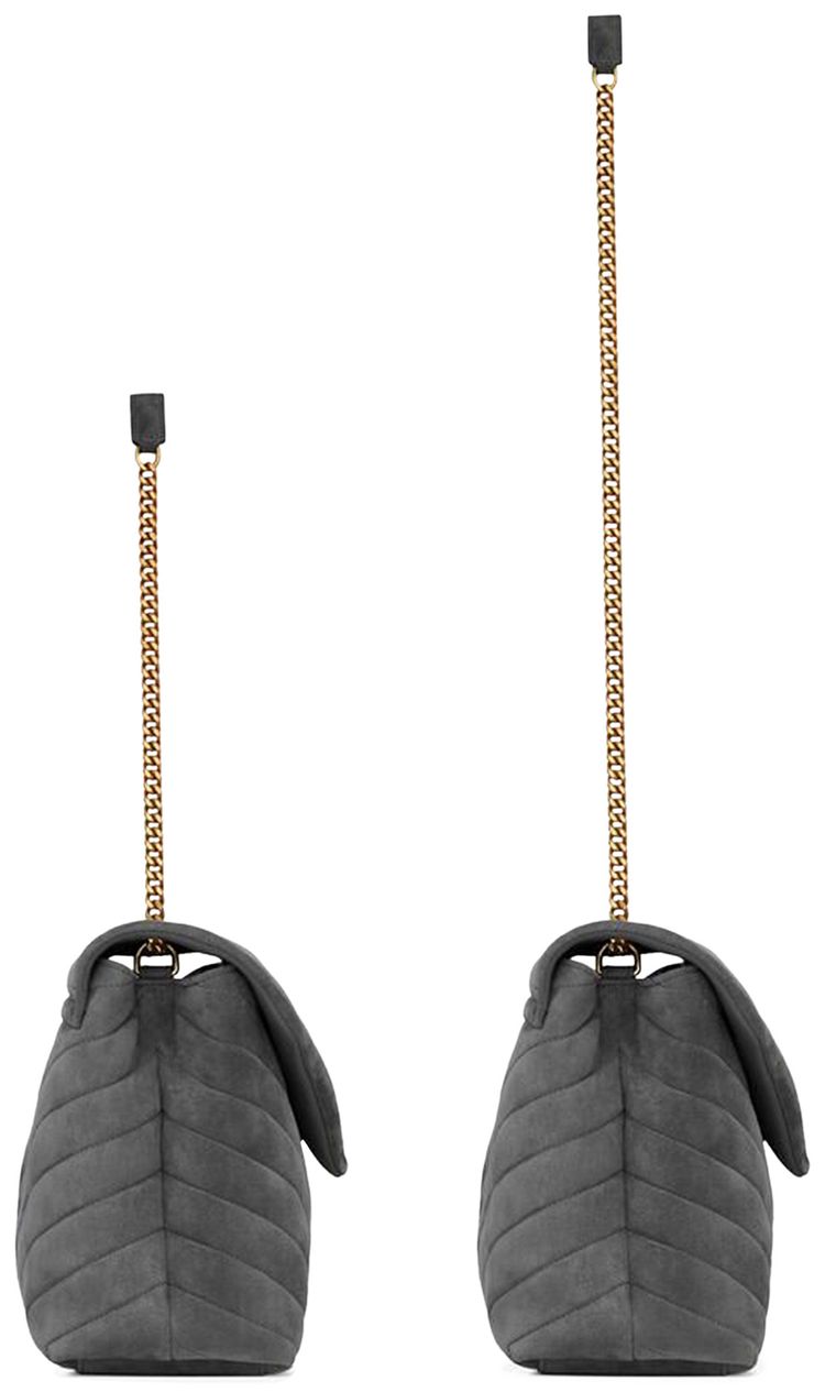 Saint Laurent Loulou Medium Shoulder Bag Storm