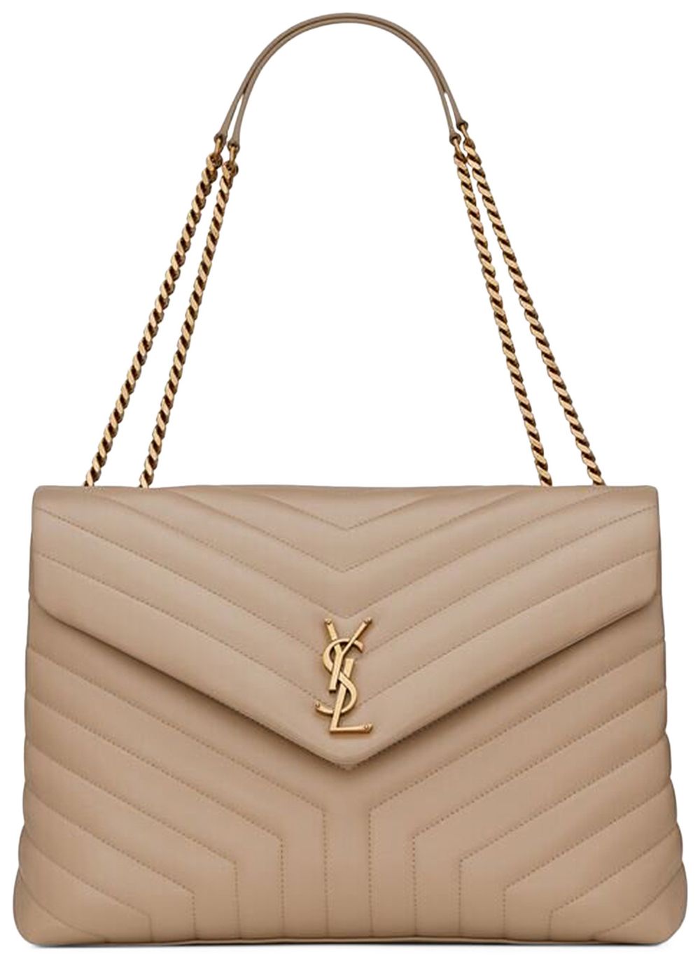 Buy Saint Laurent Large Loulou Shoulder Bag 'Dark Beige' 574947 DV727