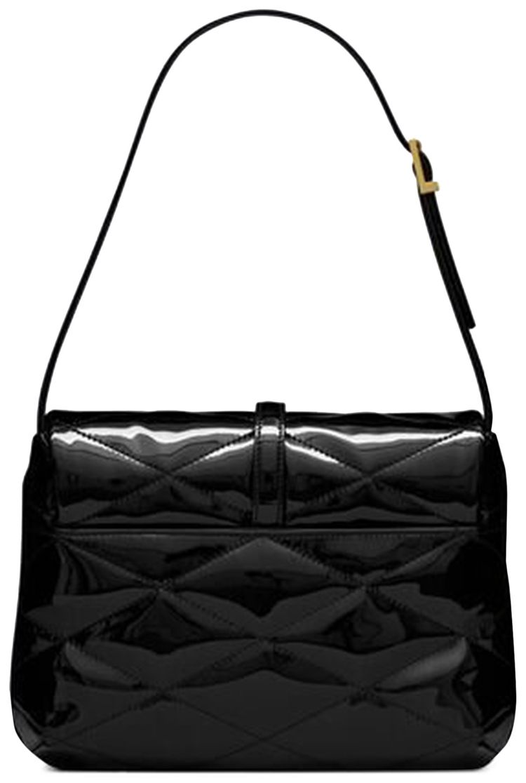 Saint Laurent Le 5 A 7 Quilted Shoulder Bag Black