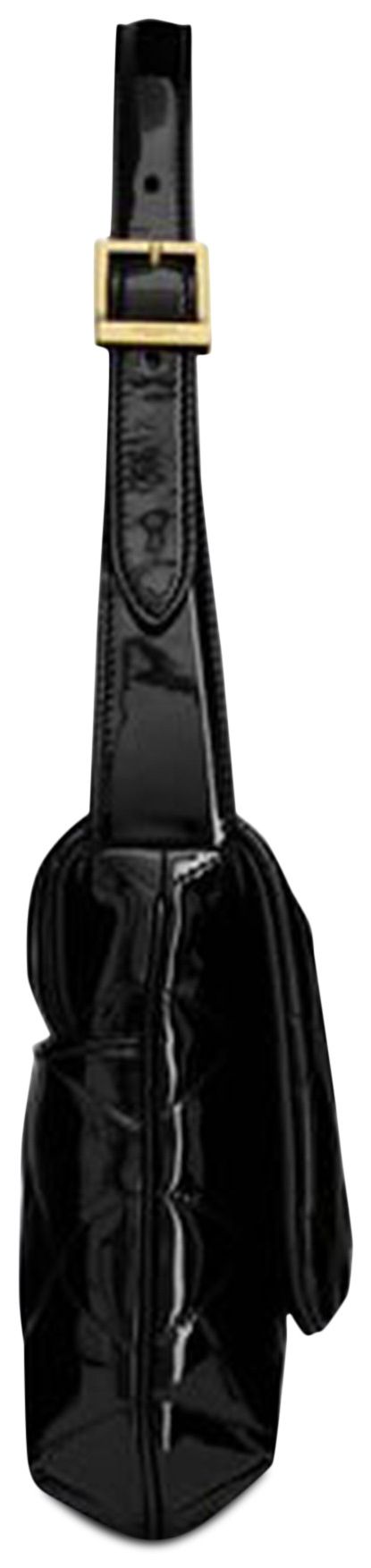 Saint Laurent Le 5 A 7 Quilted Shoulder Bag Black