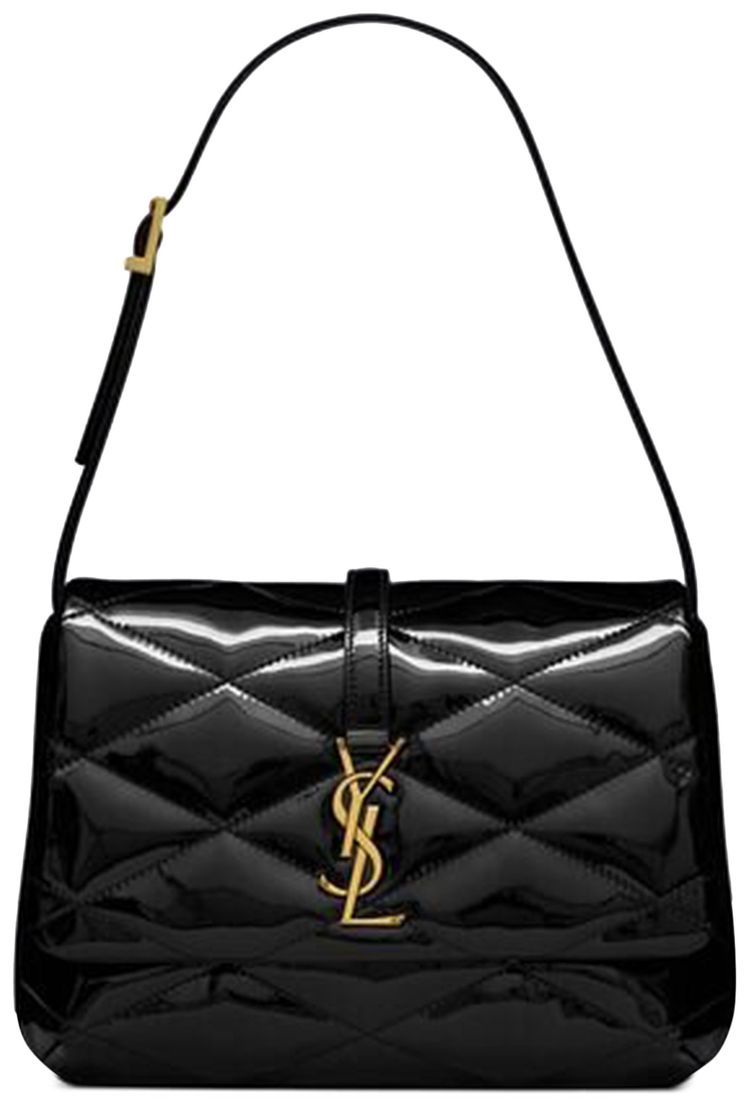 Saint Laurent Le 5 A 7 Quilted Shoulder Bag Black