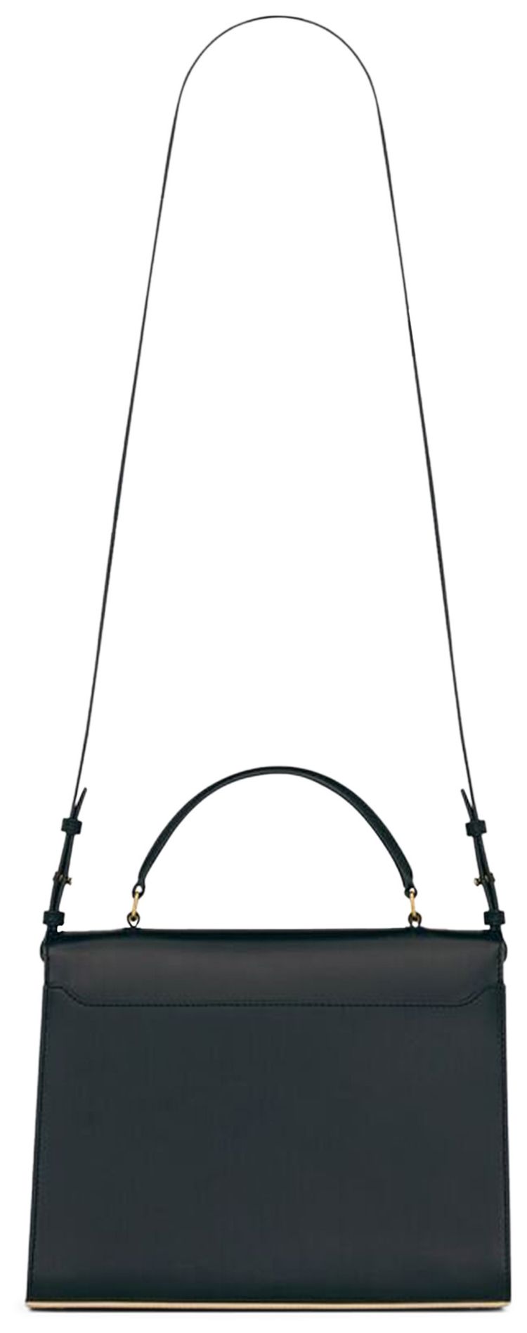 Saint Laurent Cassandra Two Tone Tote Bag BlackButter