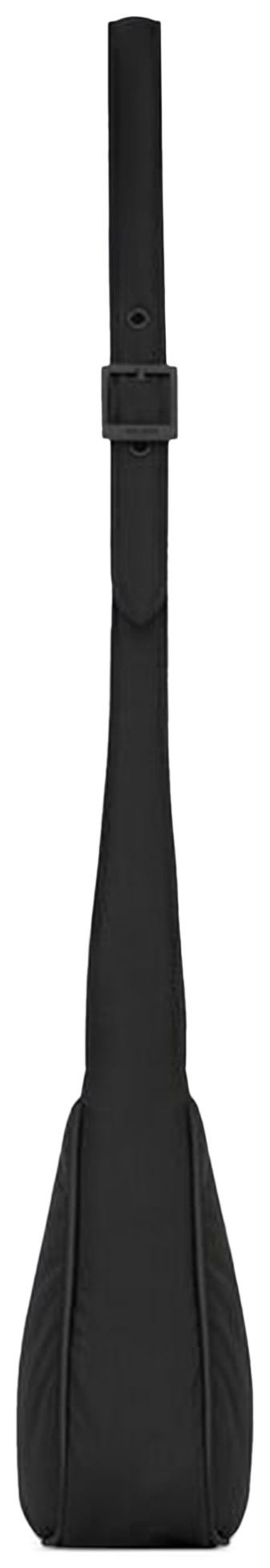 Saint Laurent Logo Plaque Shoulder Bag Black