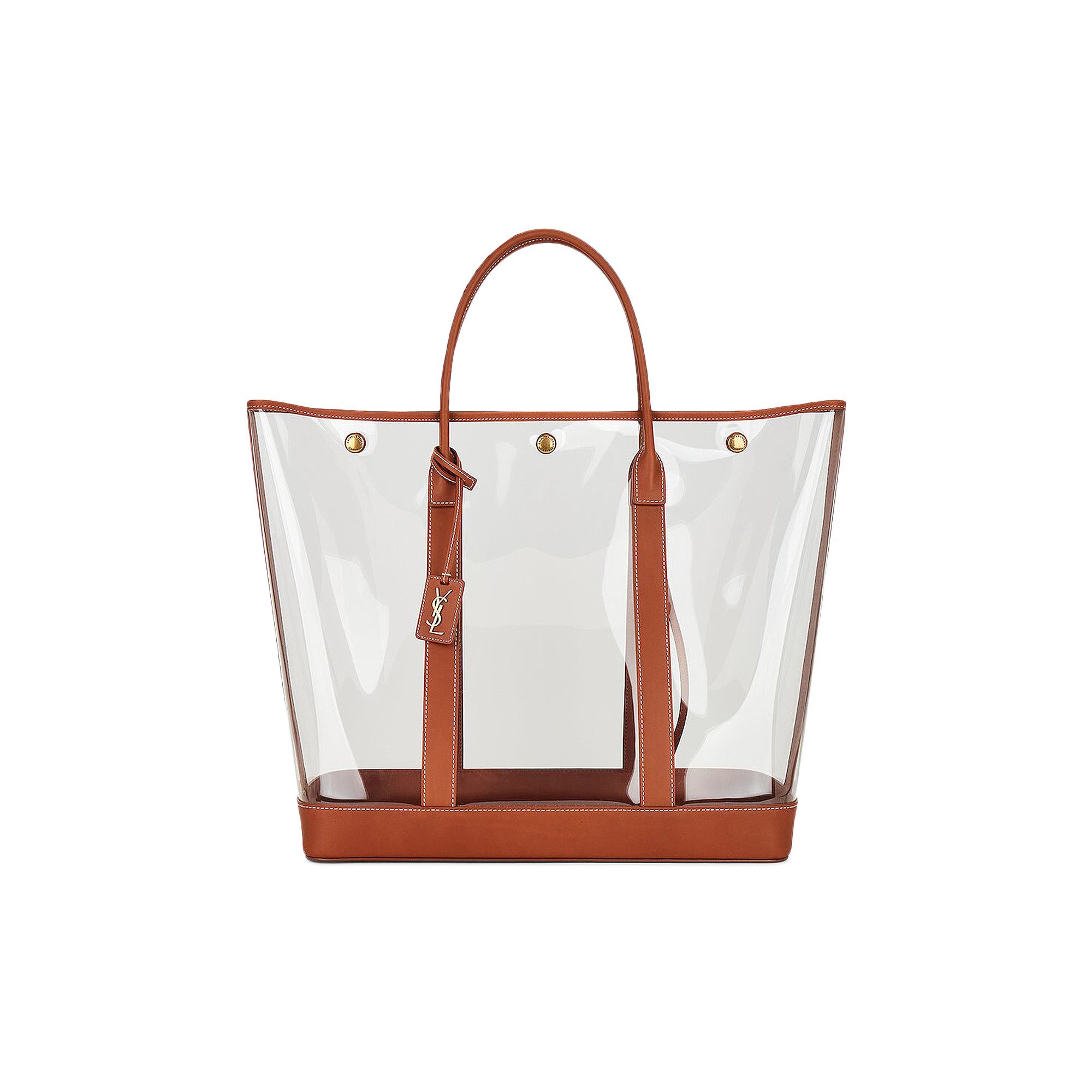 Buy Saint Laurent Severine Vinyl Tote Bag 'Transparent' - 709667