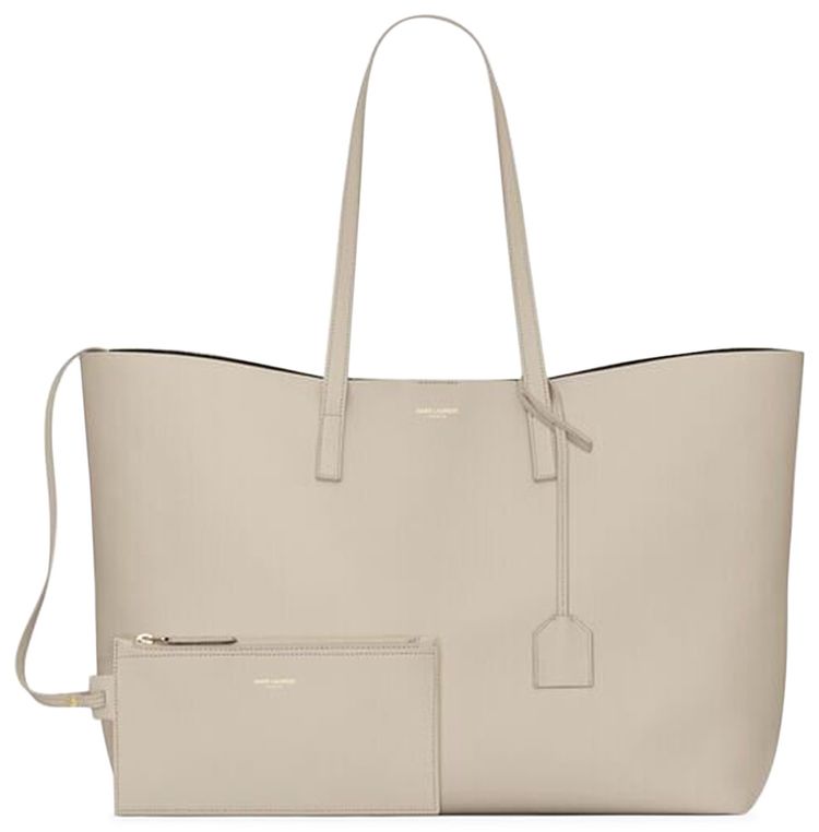 Saint Laurent Shopping Tote Bag Soft Cream