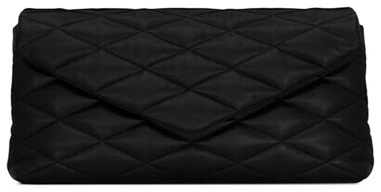 Saint Laurent Sade Puffer Bag Black