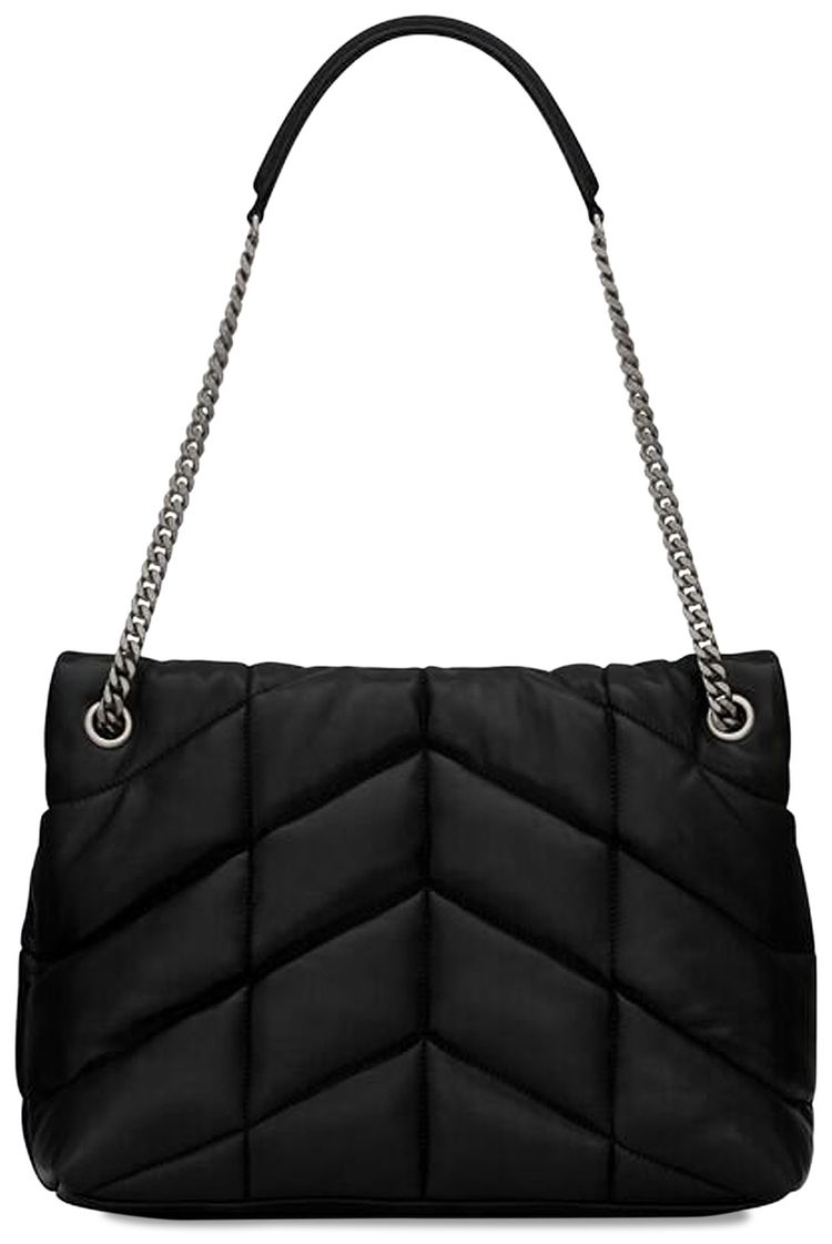 Saint Laurent Puffer Medium Chain Bag Black