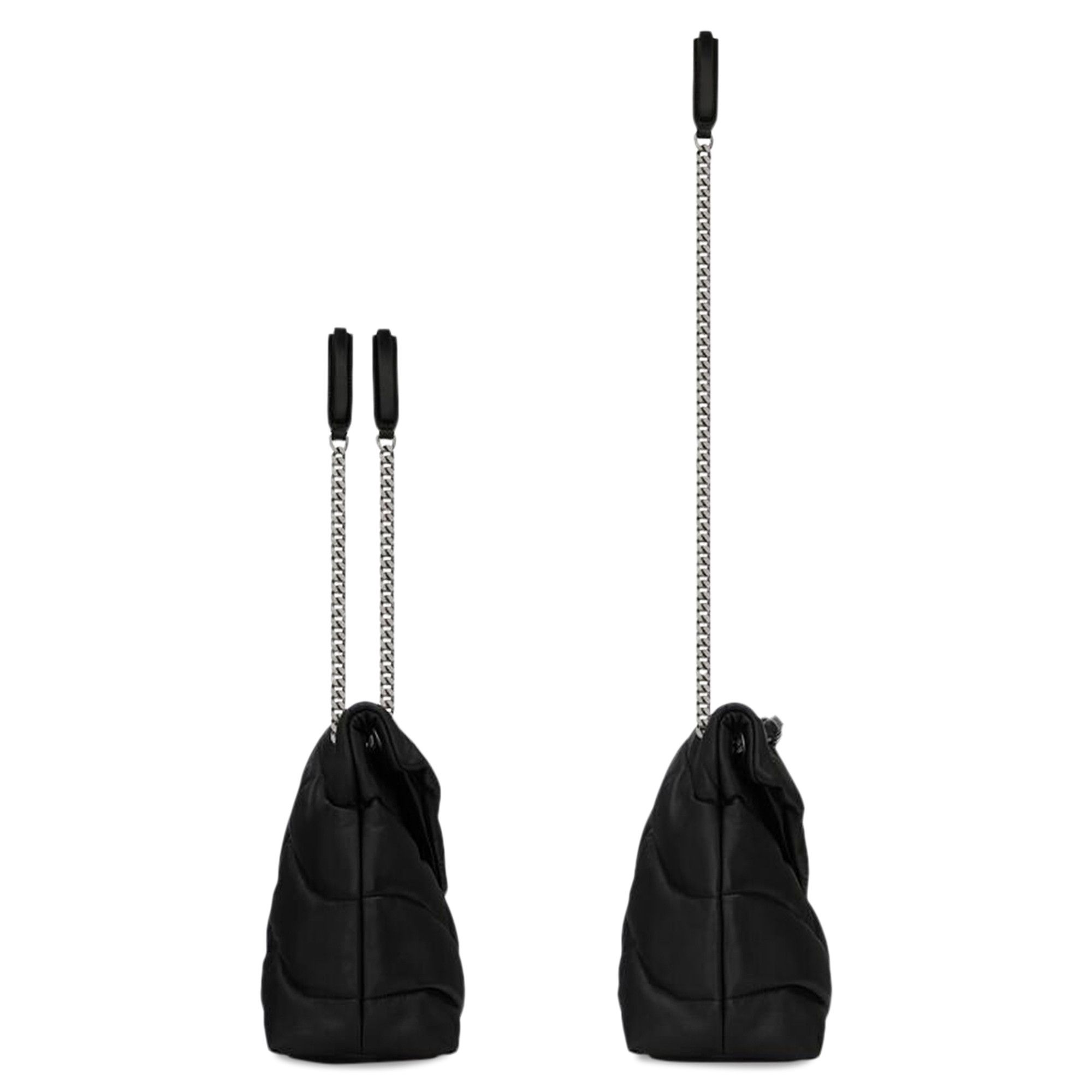Buy Saint Laurent Puffer Medium Chain Bag 'Black' - 577475