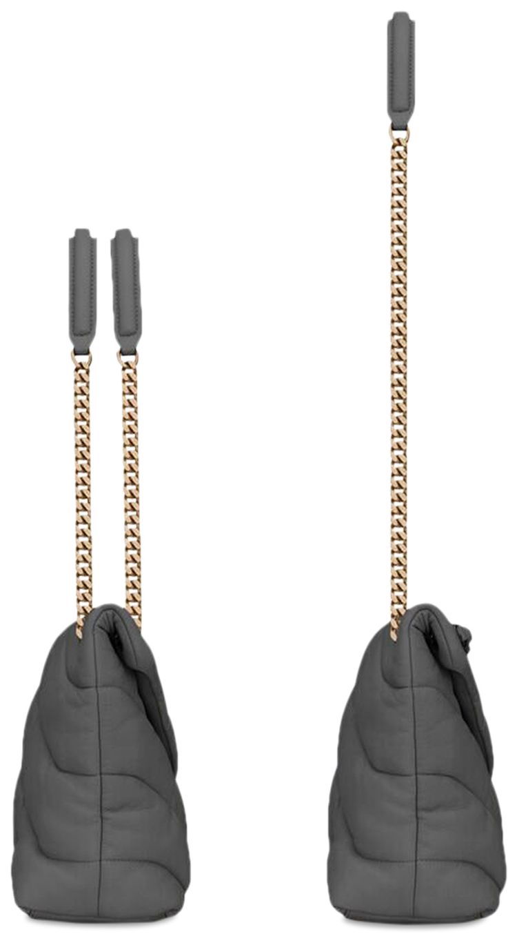 Saint Laurent Puffer Medium Chain Bag Storm