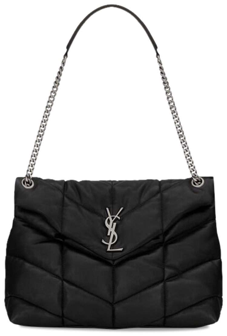 Saint Laurent Puffer Medium Chain Bag Black