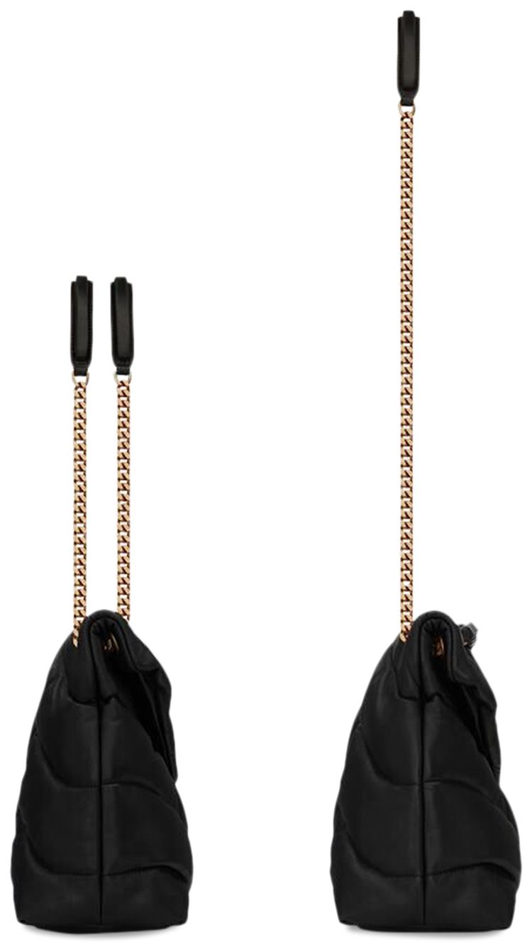 Saint Laurent Puffer Medium Chain Bag Black