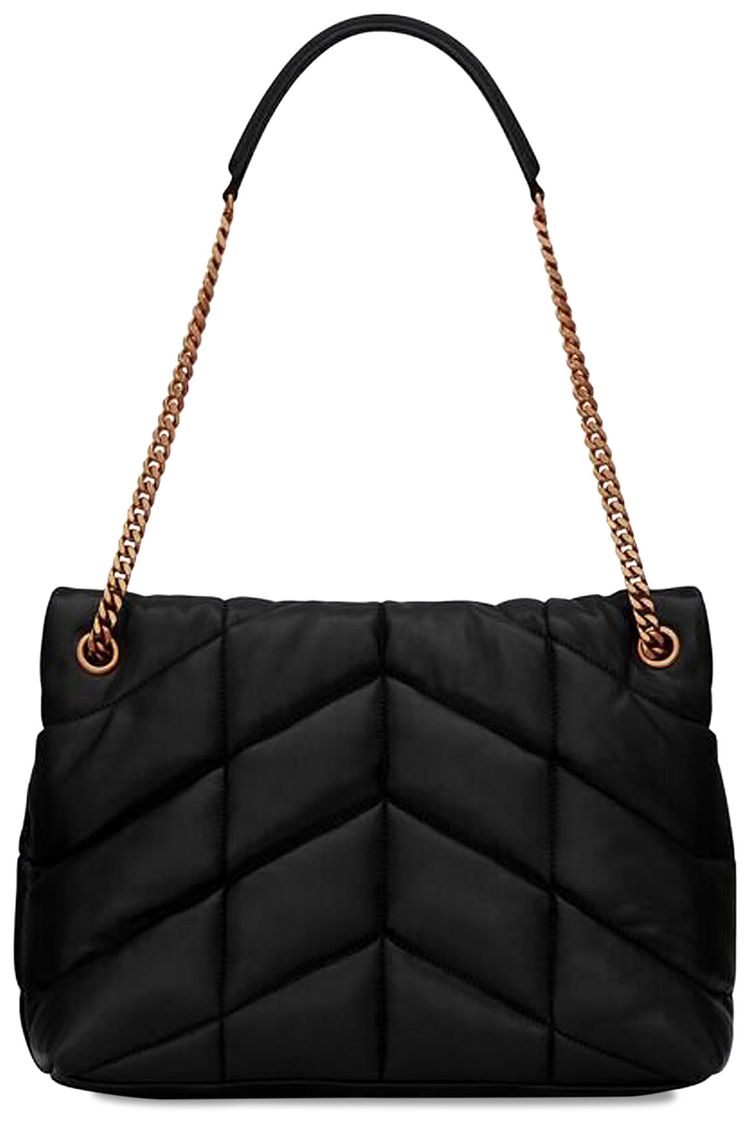 Saint Laurent Puffer Medium Chain Bag Black