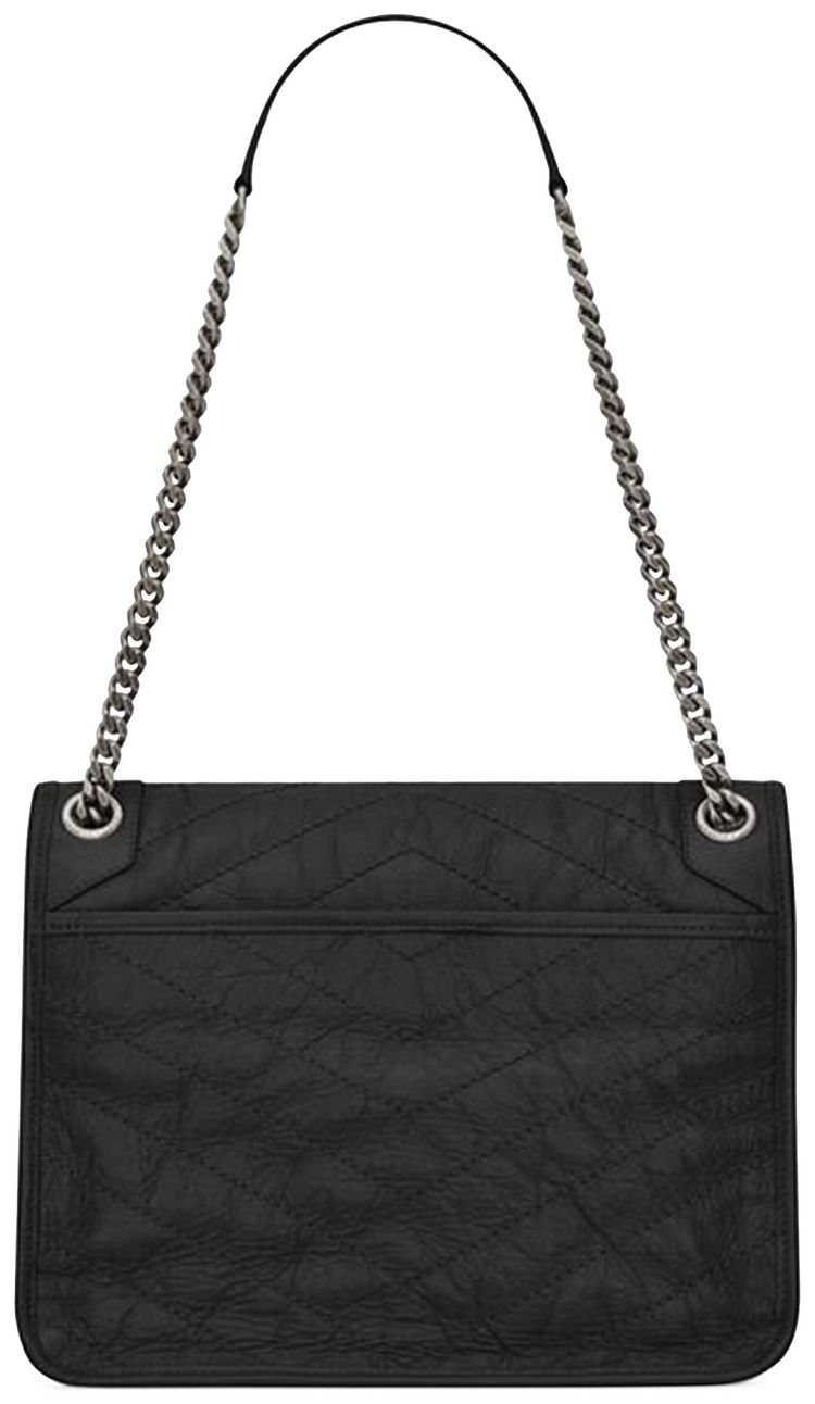 Saint Laurent Medium Niki Monogram Chain Bag Black
