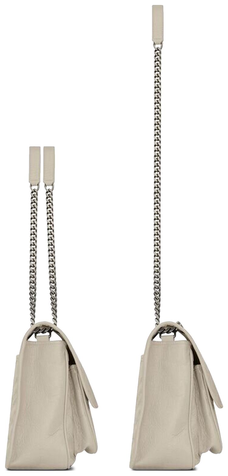 Saint Laurent Medium Niki Monogram Chain Bag Soft Cream