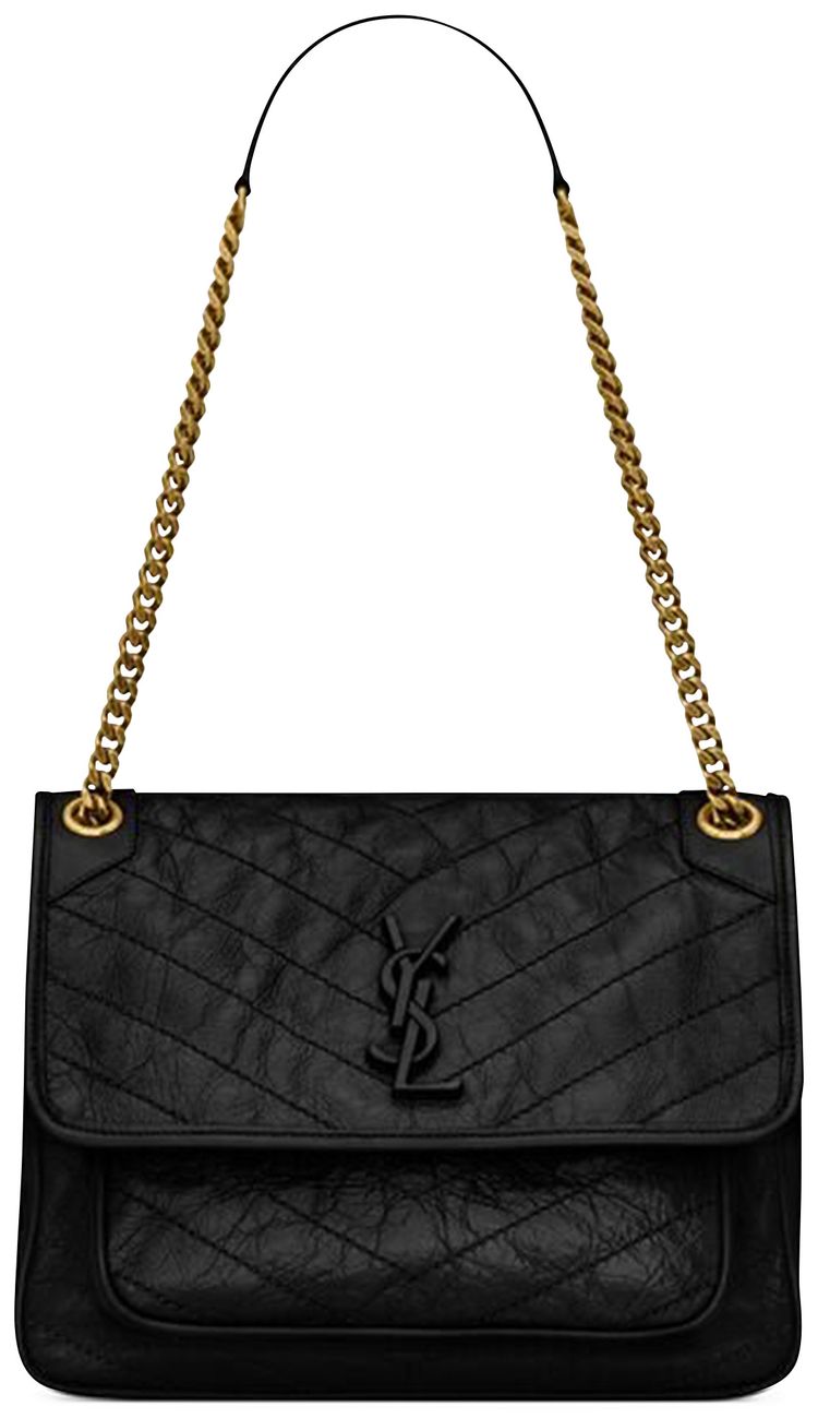 Saint Laurent Niki Mongram Bag Black