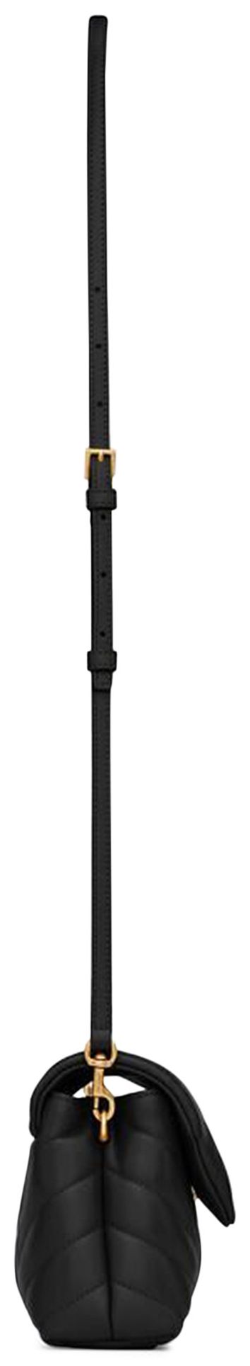 Saint Laurent Loulou Toy Crossbody Bag Black