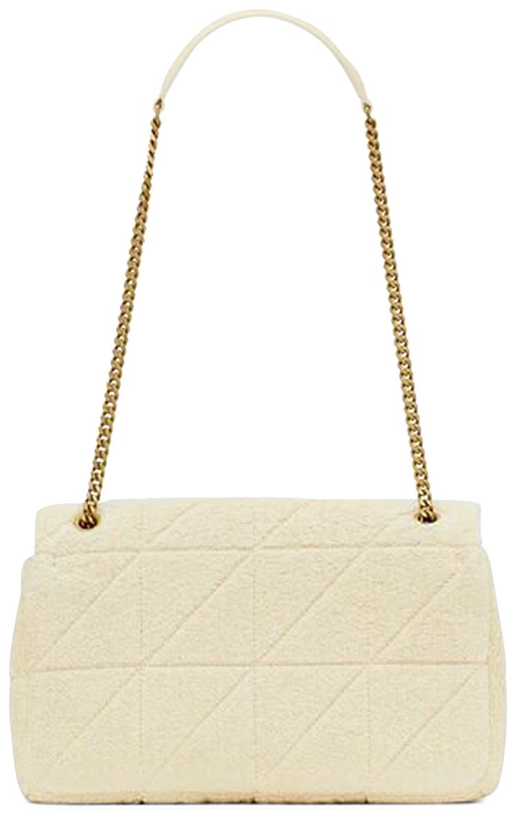 Saint Laurent Jamie Medium Chain Patchwork Bag Tropcal SandShell