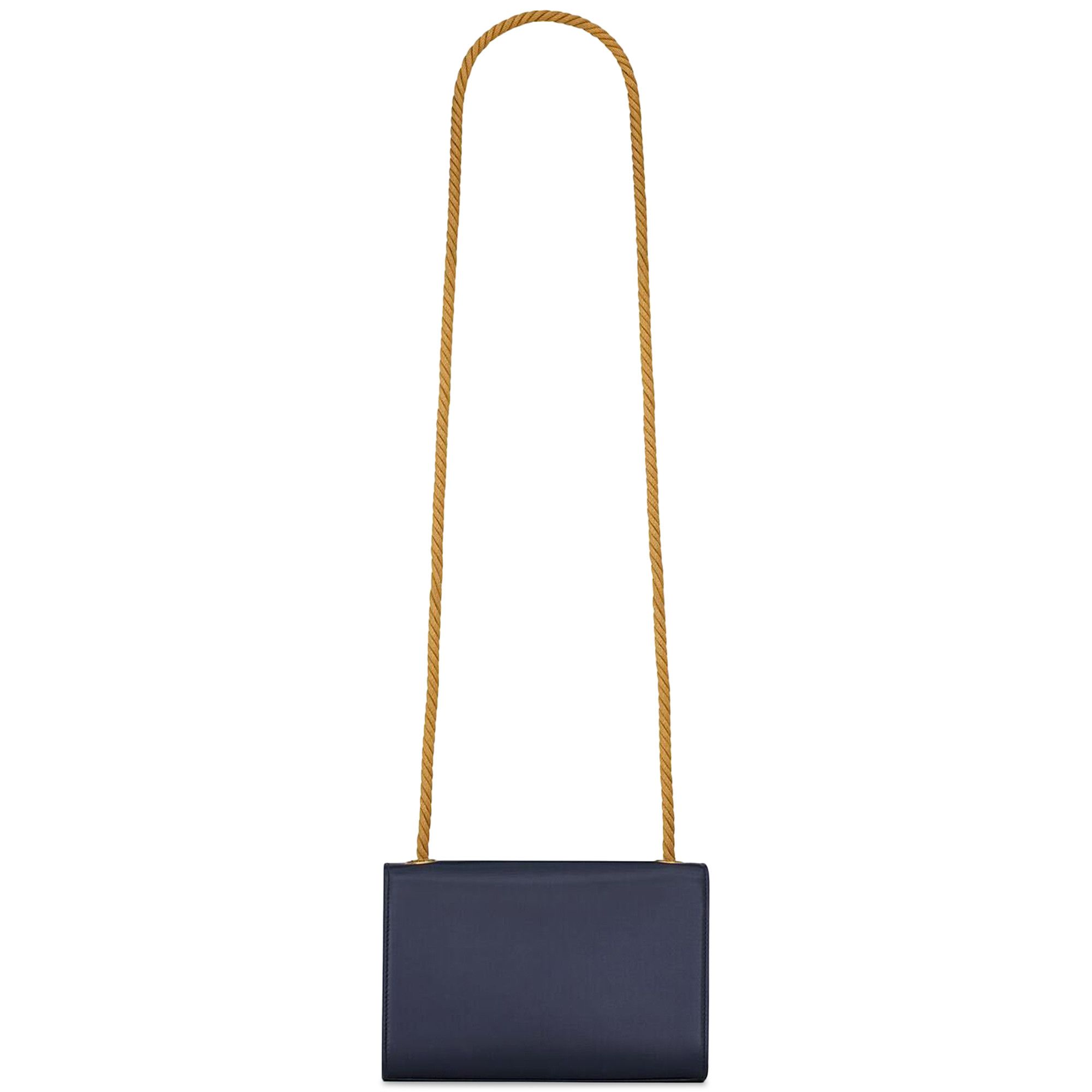 Buy Saint Laurent Kate Leather Shoulder Bag 'Deep Marine