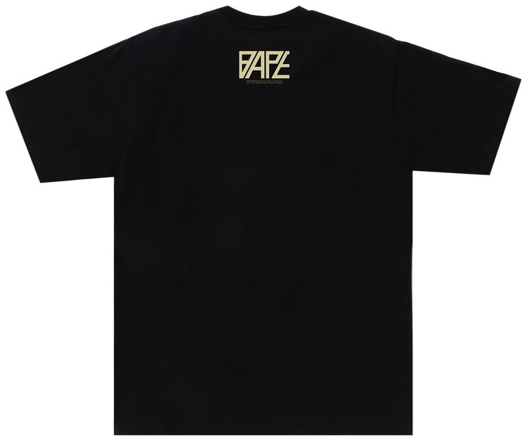 BAPE Logo Monogram Tee Black