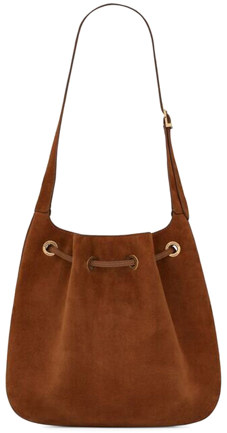 Saint Laurent Paris VII Medium Hobo Bag Brown
