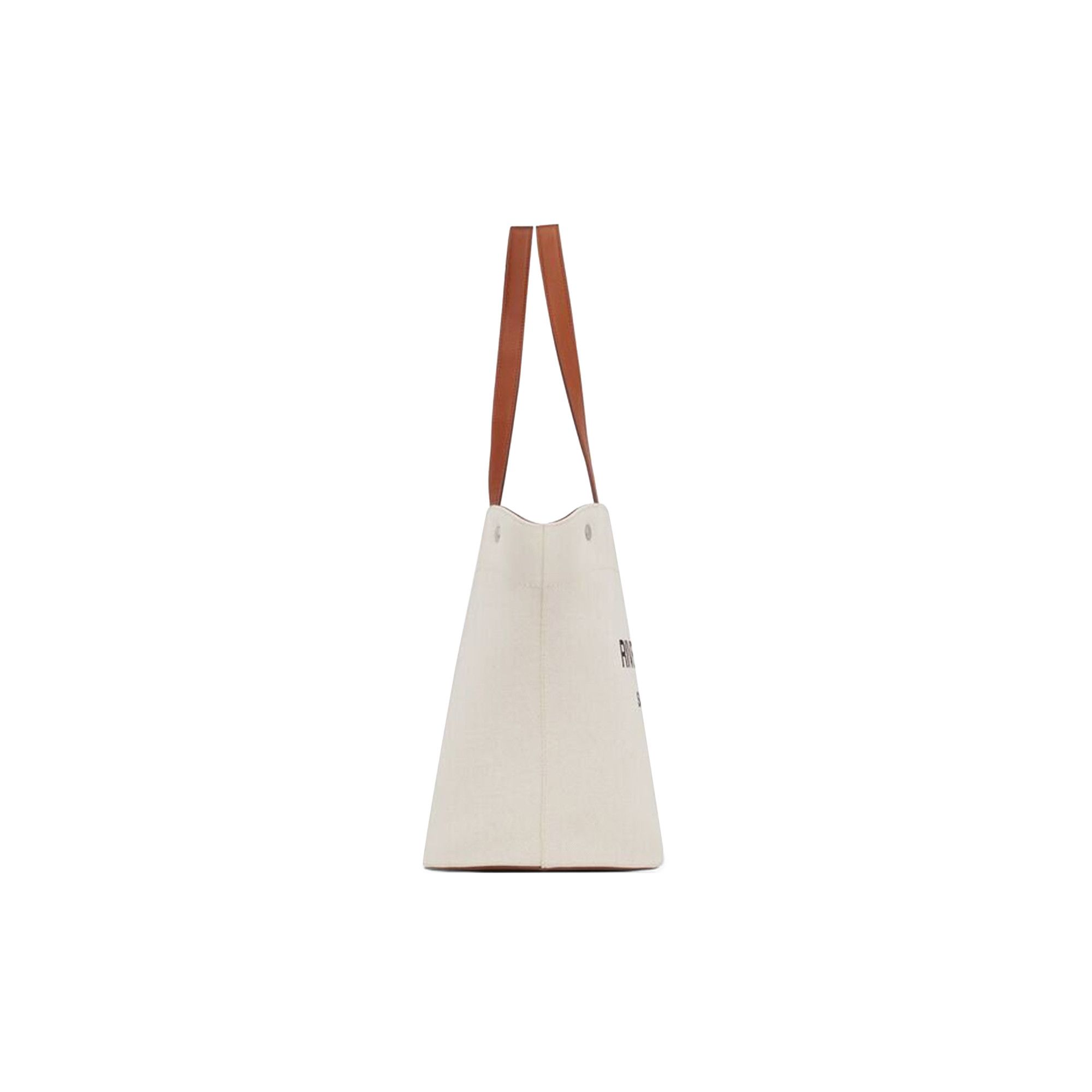 Buy Saint Laurent Rive Gauche Tote Bag 'Greggio/Nero/Brick