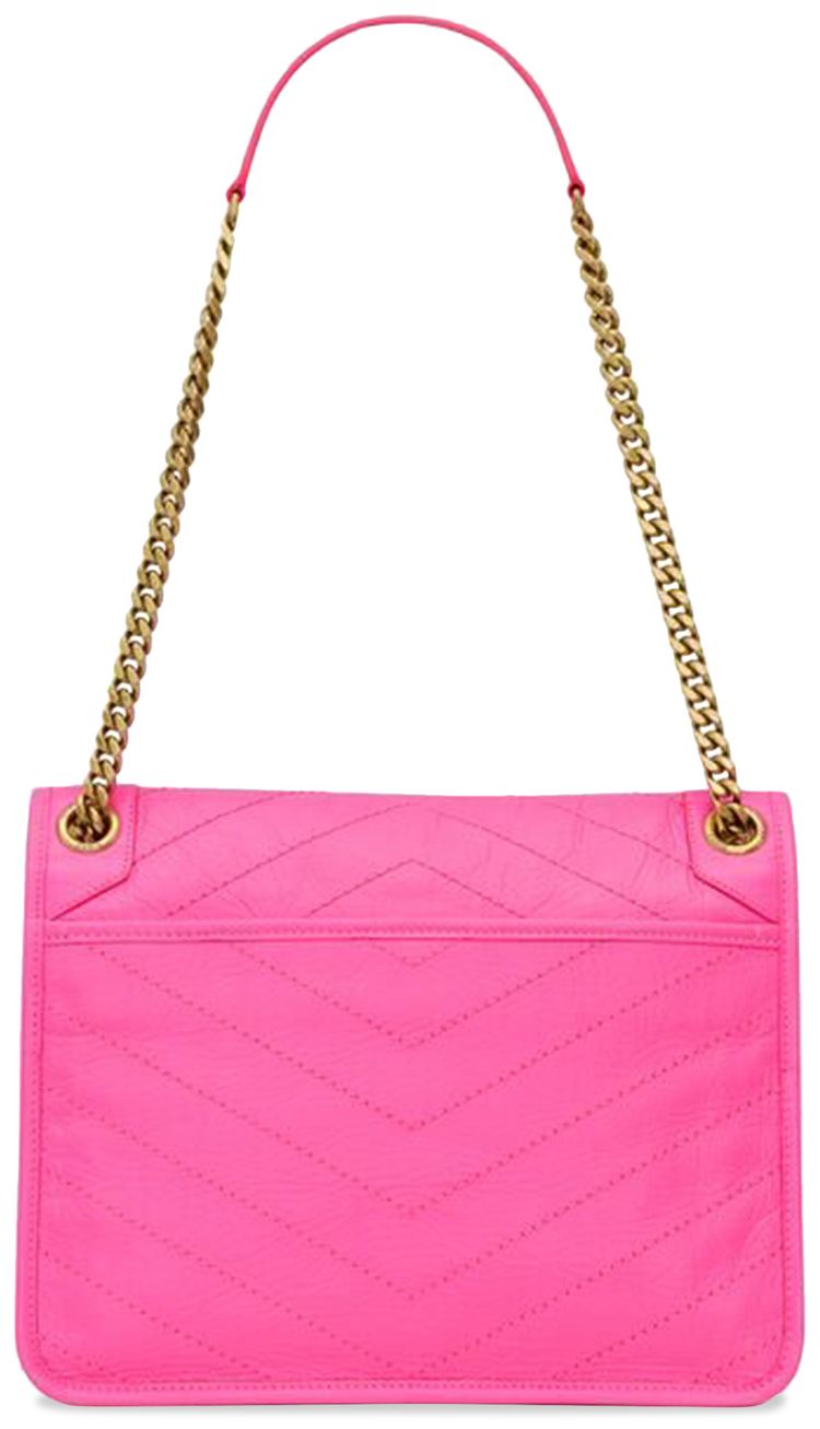 Saint Laurent Niki Medium Chain Bag Rose Glow
