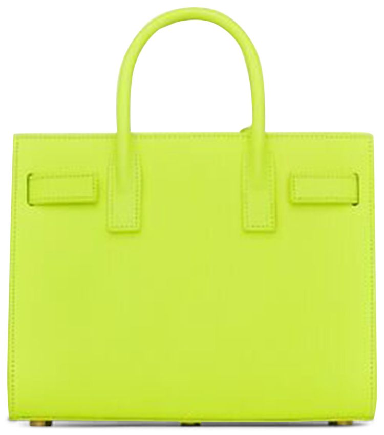Saint Laurent Sac De Jour Nano Safety YellowNero