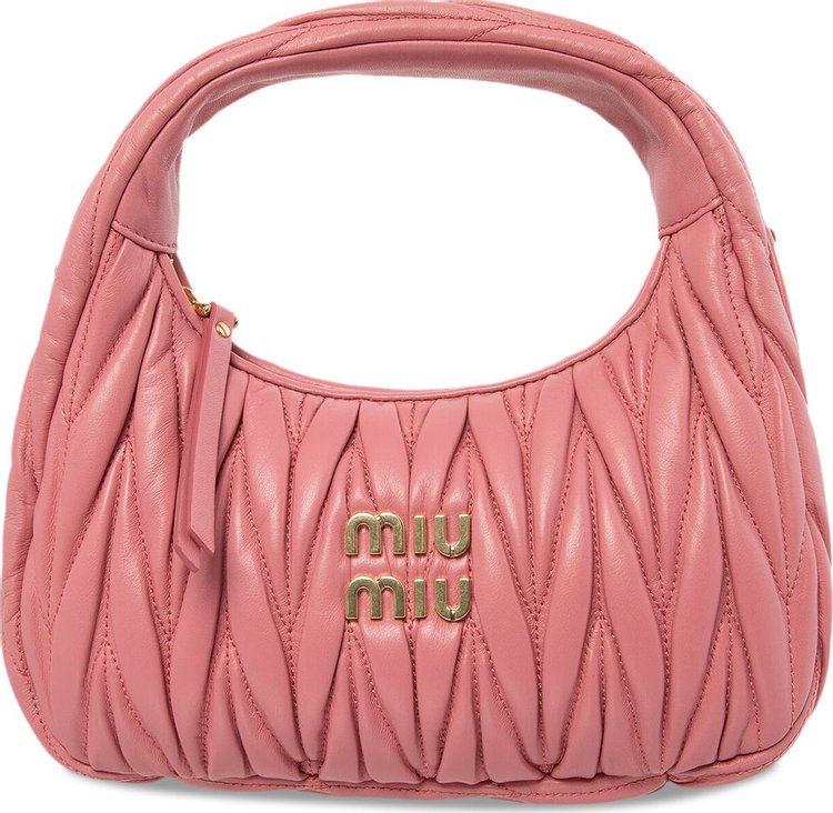 Miu Miu Mini Hobo Begonia Pink