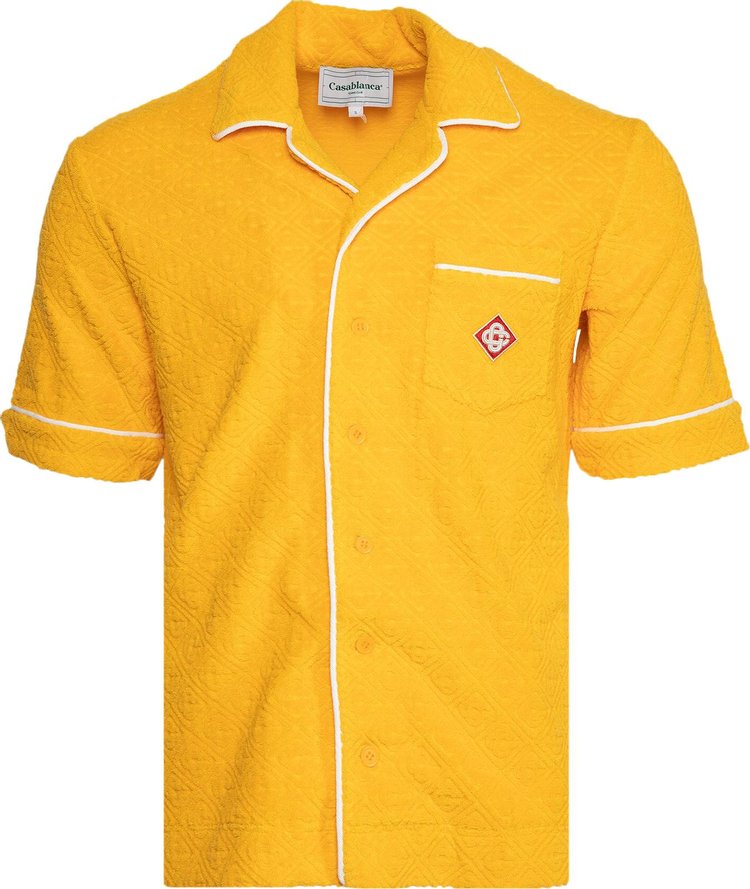 Casablanca Terry Cuban Shirt 'Yellow'