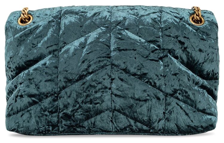 Saint Laurent Small Puffer Chain Bag Bright Emerald