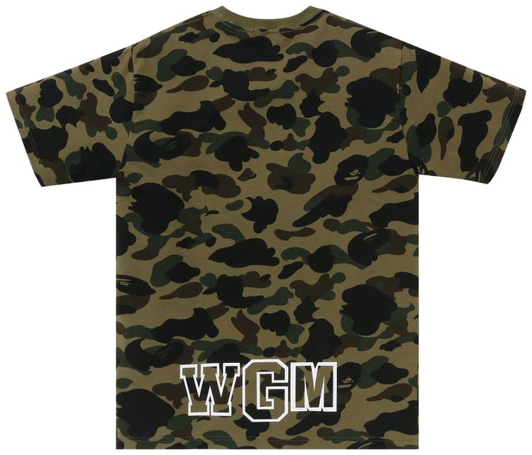 BAPE 1st Camo Shark Tee Green