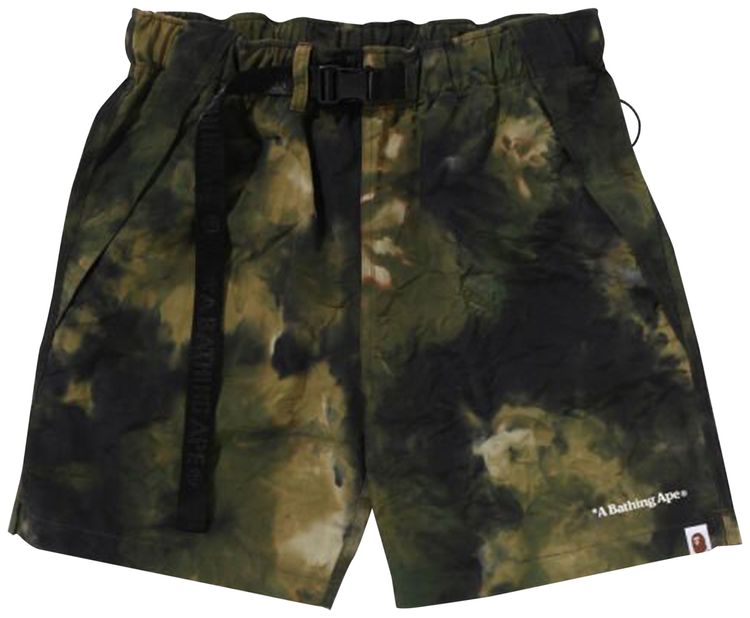 BAPE Chusen Hybrid Eazy Shorts Olive Drab