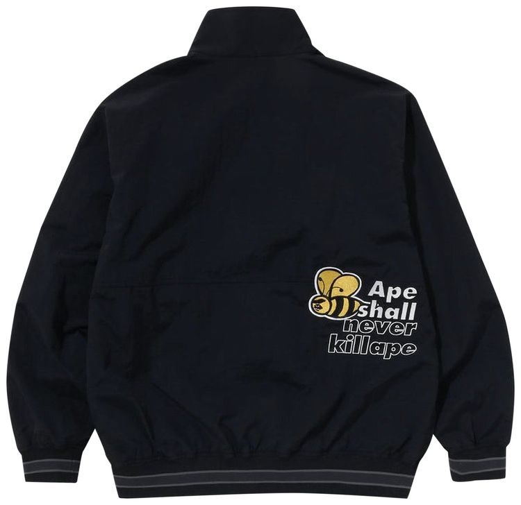 BAPE Patchwork Loose Fit Light Jacket Black