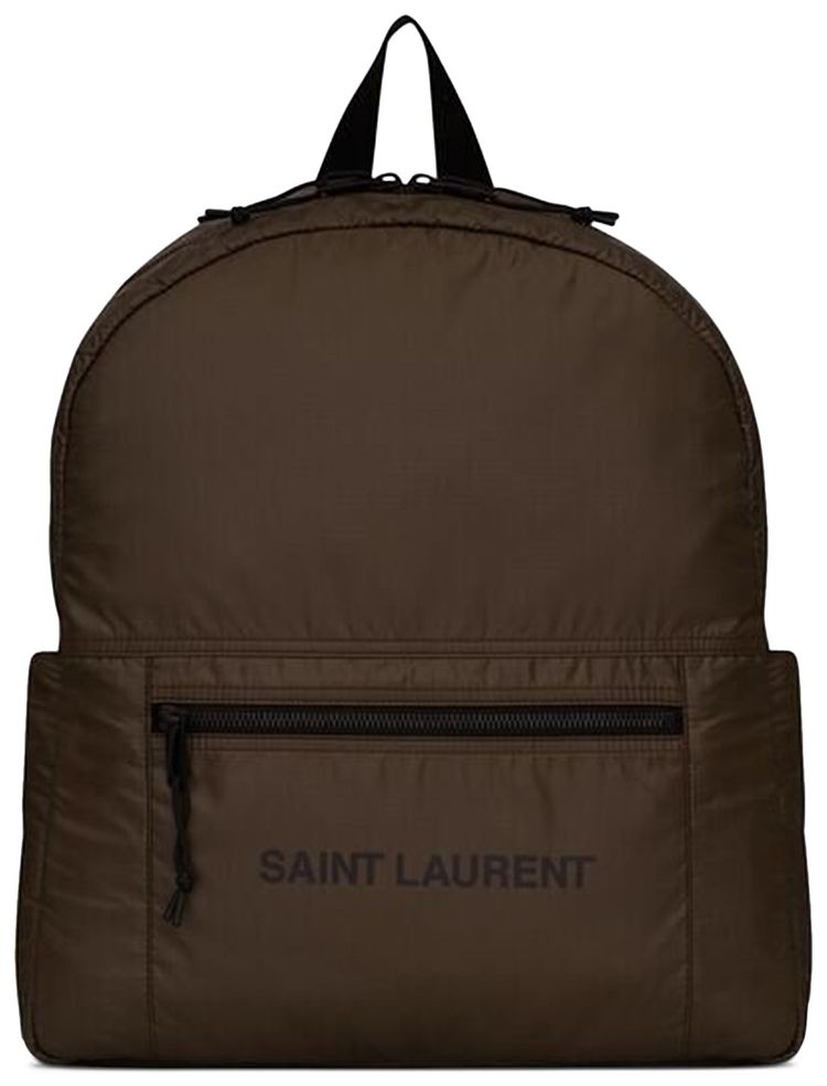 Saint Laurent Nuxx Backpack Dark Khaki