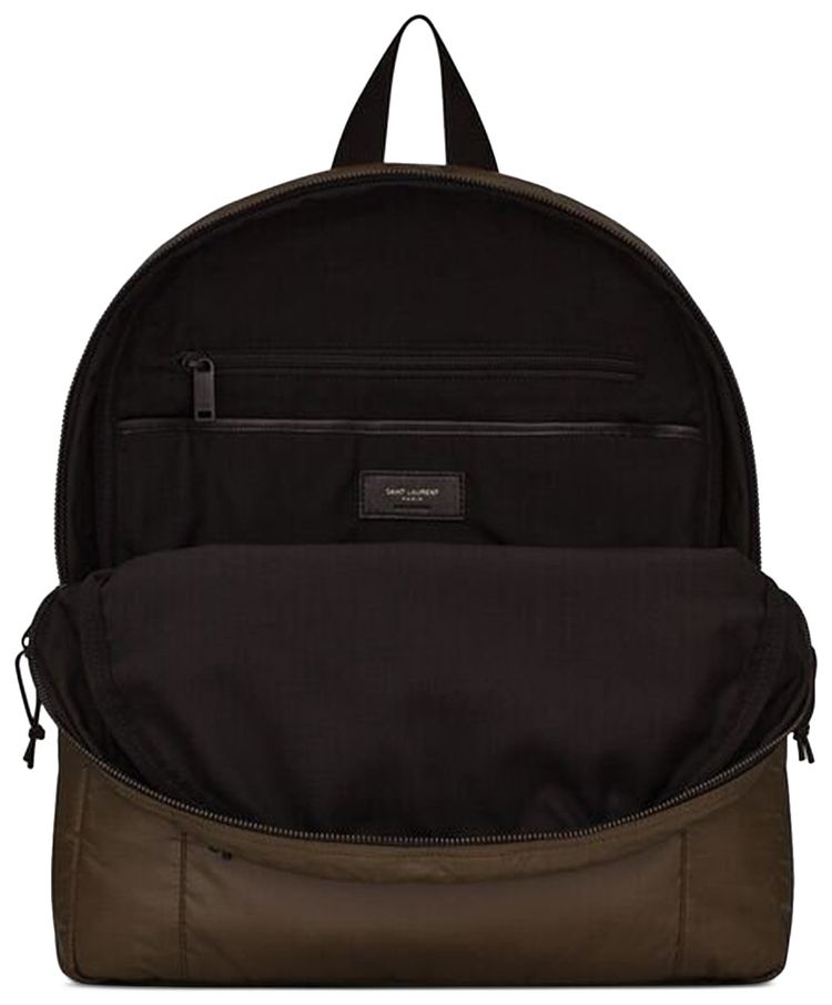 Saint Laurent Nuxx Backpack Dark Khaki