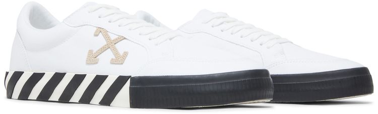 Off White Vulc Sneaker White Black Sand