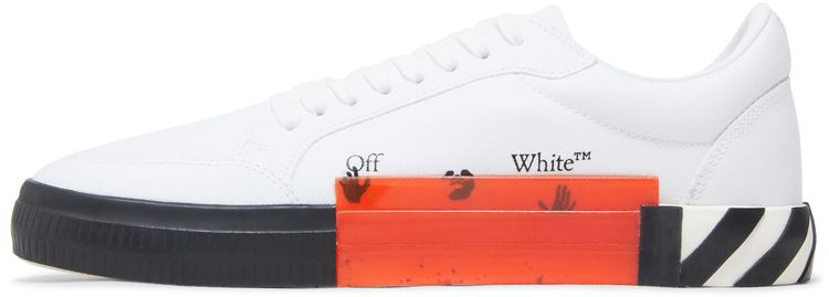 Off White Vulc Sneaker White Black Sand