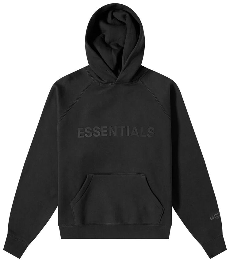 Buy Fear of God Essentials Pullover Hoodie 'Black' 192BT202000F GOAT