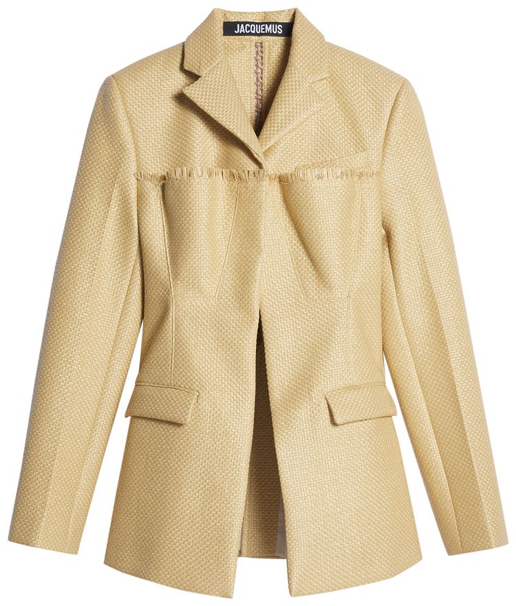 Jacquemus La Veste Palha Beige