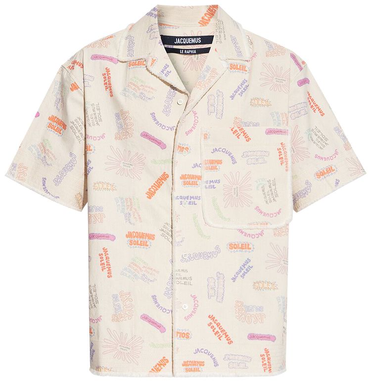 Jacquemus La Chemise Artichaut Print Multi Tags