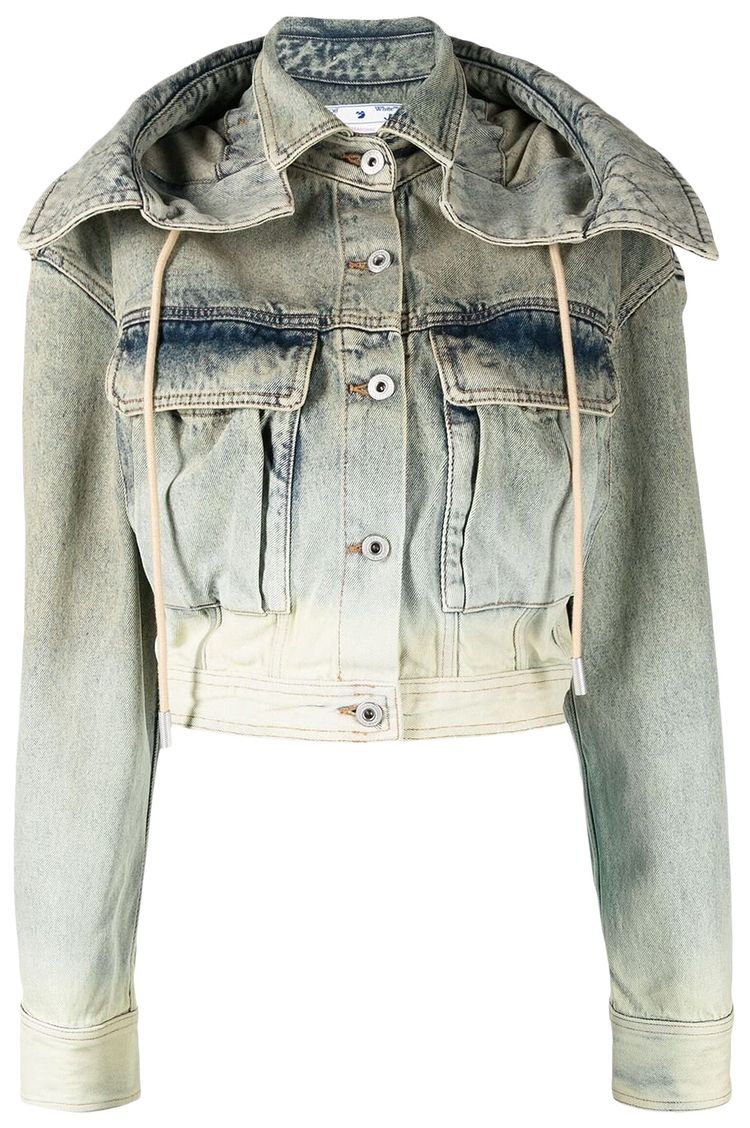 Off White Toybox Laundry Hooded Jacket Mint