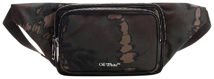 Off White Arrow Tuc Tie Dye Waist Bag Multicolor