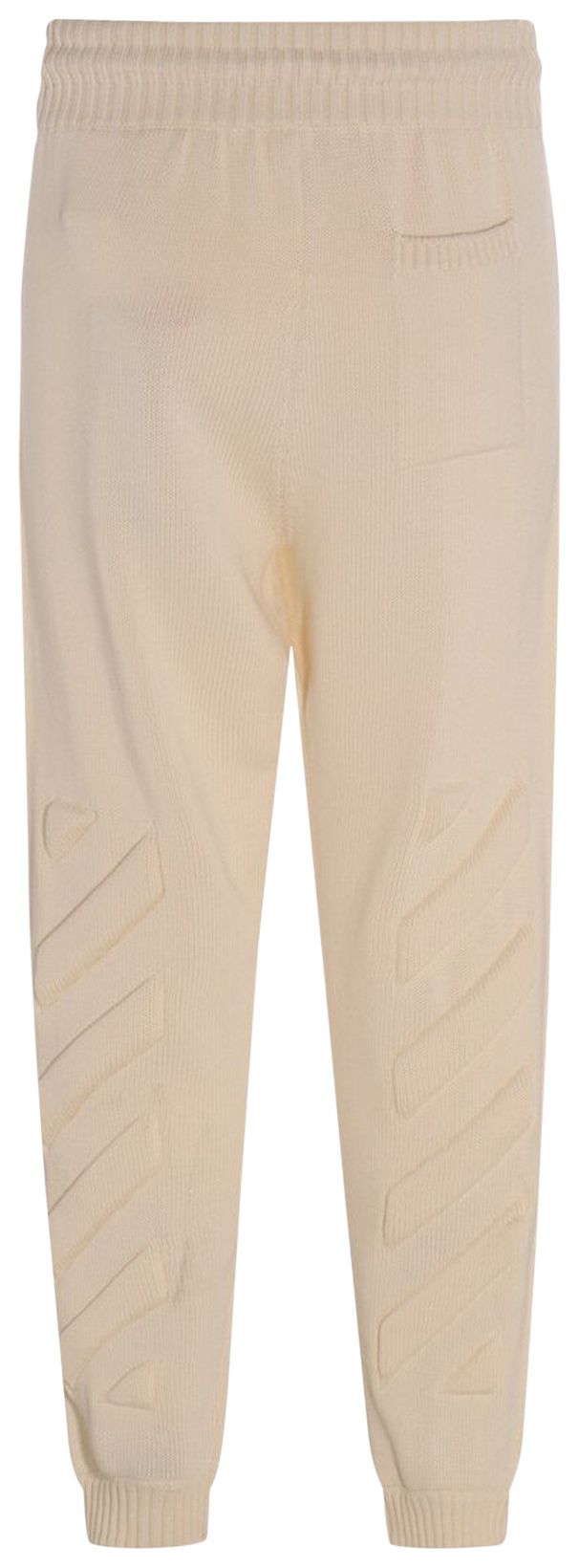 Off White 3D Diag Knit Pant Beige
