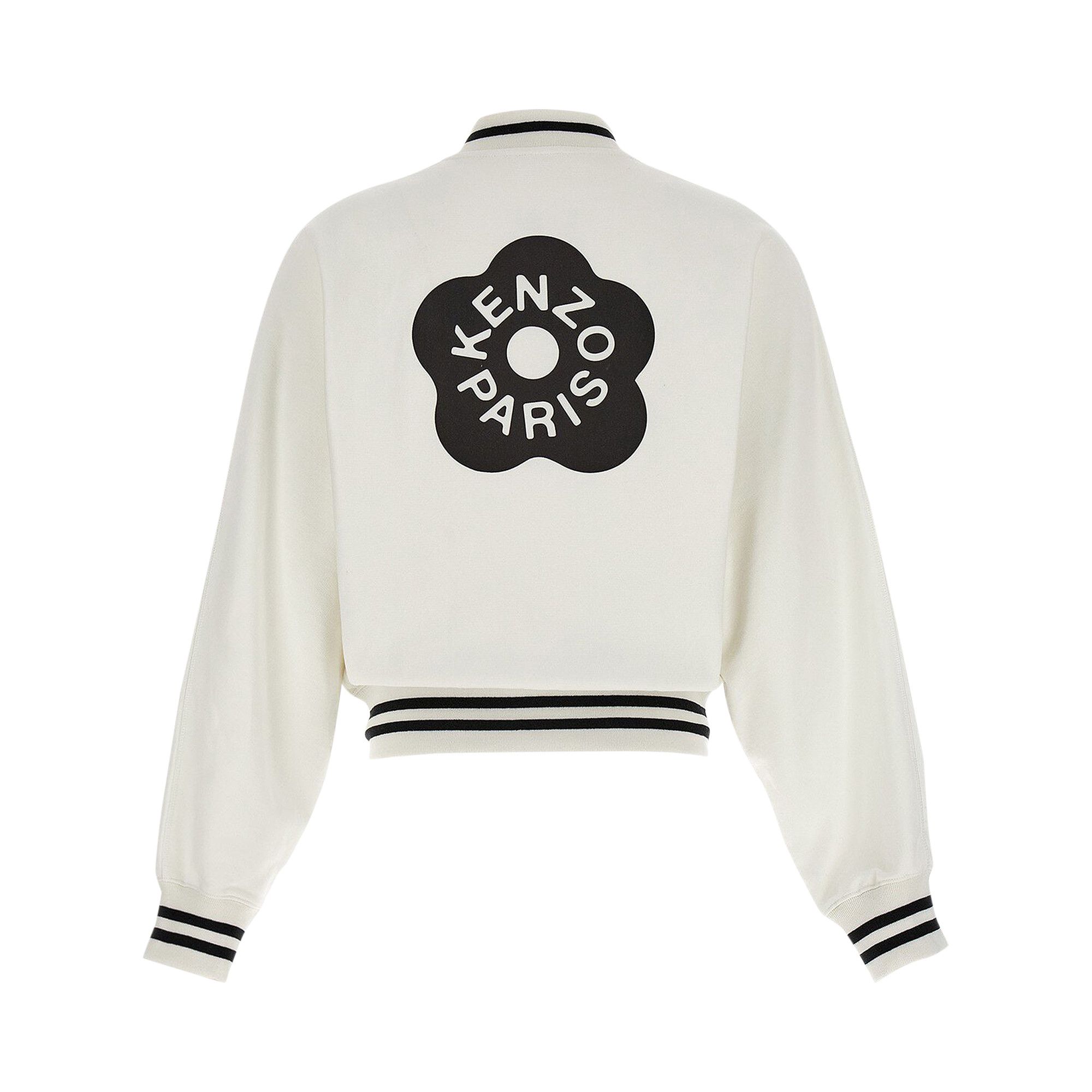 Buy Kenzo Boke Flower 2.0 Zip-Up Sweatshirt 'Off White