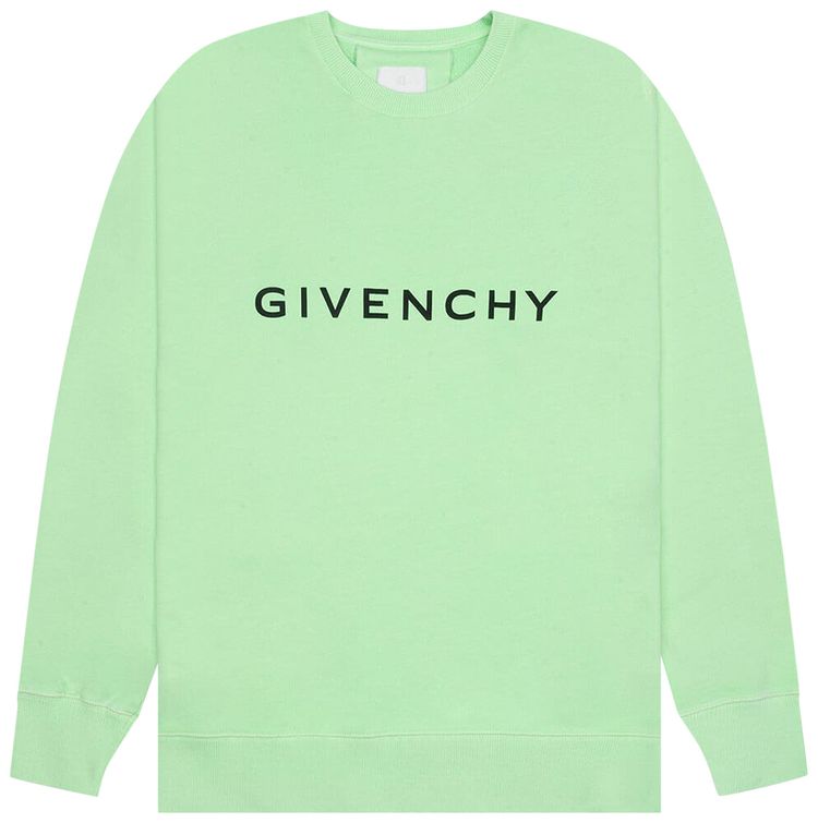 Givenchy Archetype Slim Fit Sweatshirt Mint Green