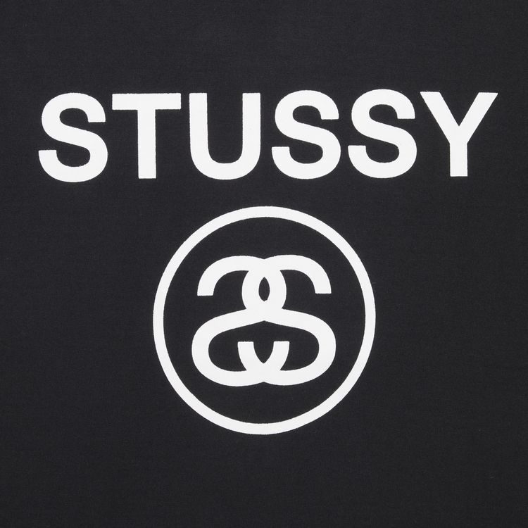 Stussy Link Crew Long Sleeve Black
