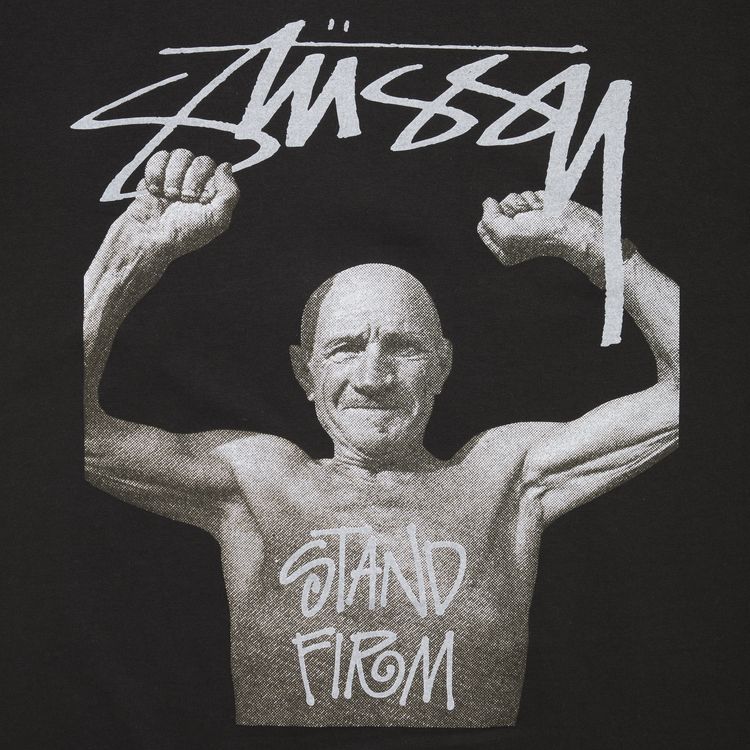 Vintage Stussy Stand Firm Tee Black