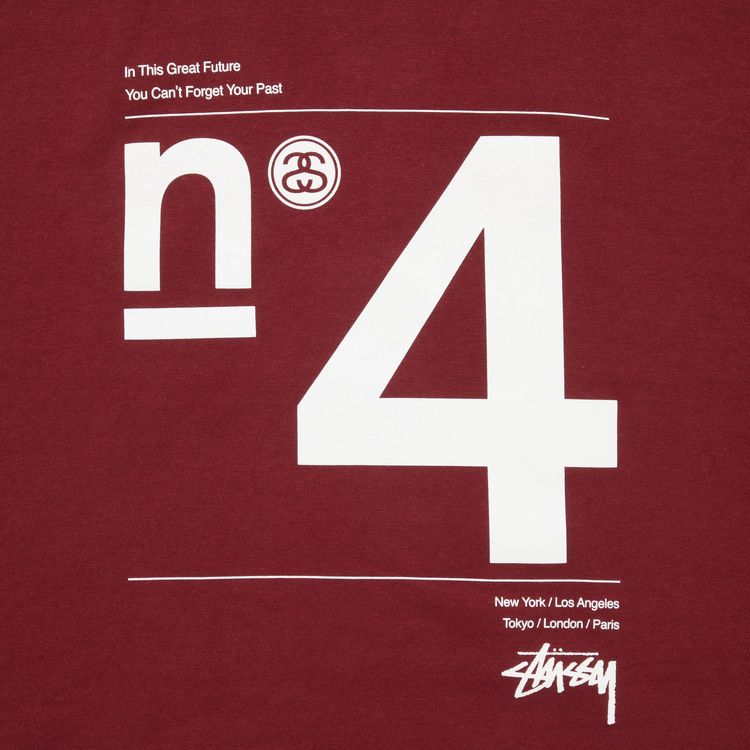Stussy N4 International Tribe Tee Wine
